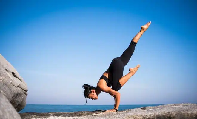 yoga, strength, woman