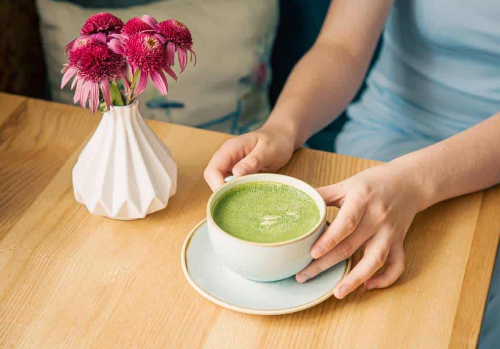 Latte au matcha 