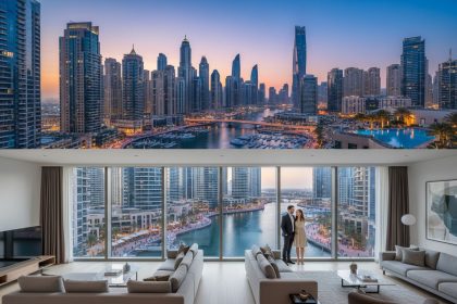 Vue panoramique de Dubaï avec ses gratte-ciels modernes et plages ensoleillées
